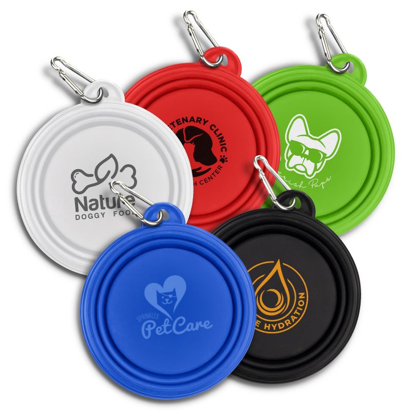 Silicone Collapsible Pet Bowls