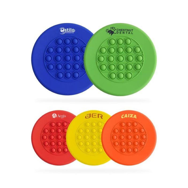 Push & Pop Fidget Frisbees