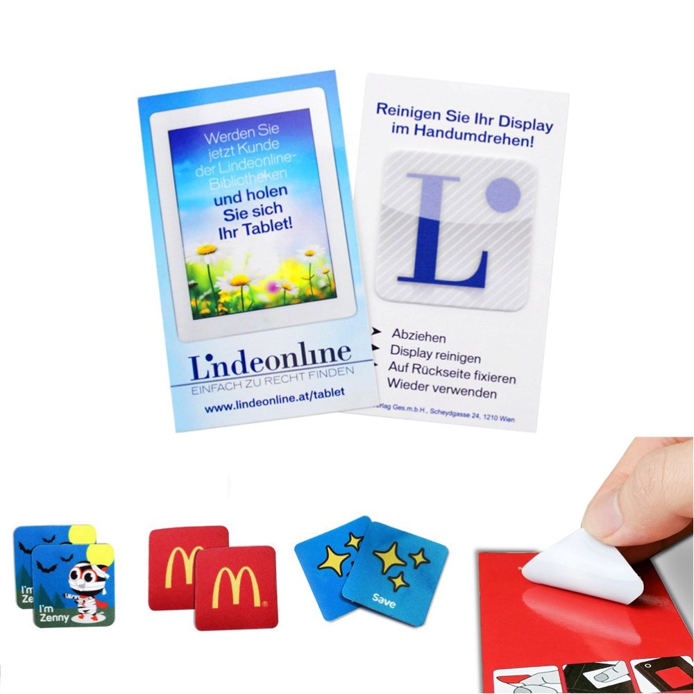 Microfibre Sticky Screen Cleaners