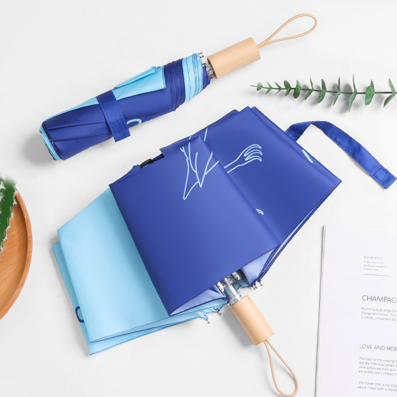 Triple folding RPET Umbrellas